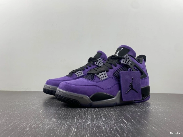 Reps TBK Suede Travis Scott 4 Jordan x Purple Air 0804